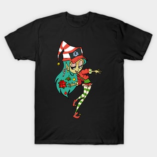 Dancing Christmas Elf T-Shirt